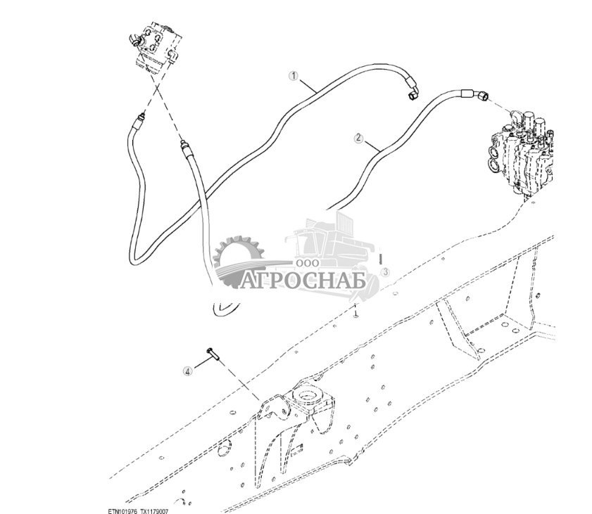 Гидравлическая система рулевого управления с измерением нагрузки без вспомогательного оборудования погрузчика ( - 304844) - ST813913 434.jpg